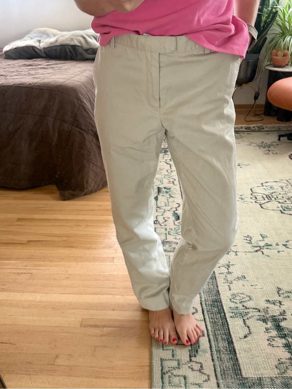 Vintage 1990s Ralph Lauren Sport Beige Straight-Leg Chino Pants